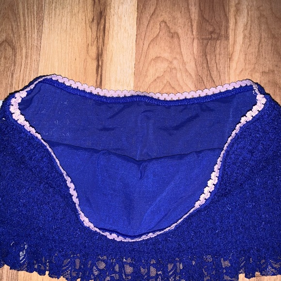 Free People Callie Smocked Lace Bandeau - Picture 4 of 6